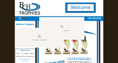 Desktop Screenshot of bhtrophies.com